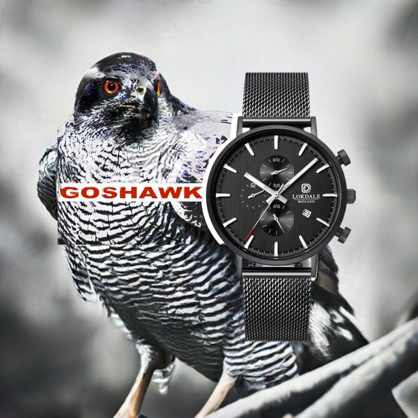 Goshawk - Matt Noir Watches LOKDALE LTD 