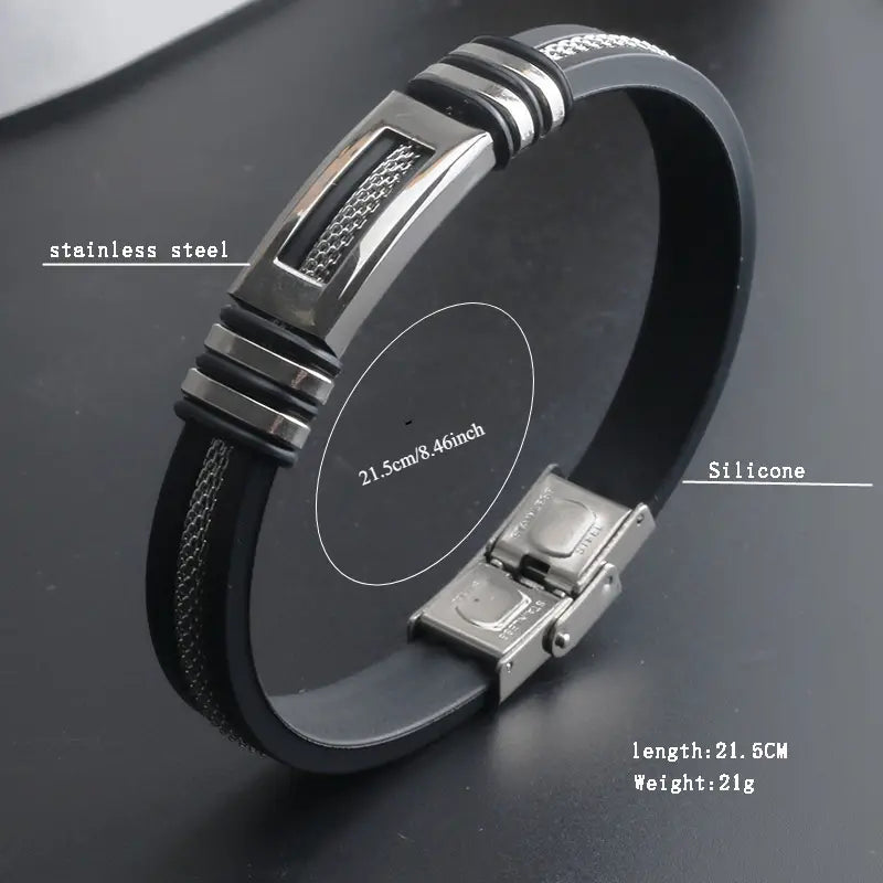 Minimalist Stainless Steel Genuine Leather Bracelet LOKDALE WATCHES 