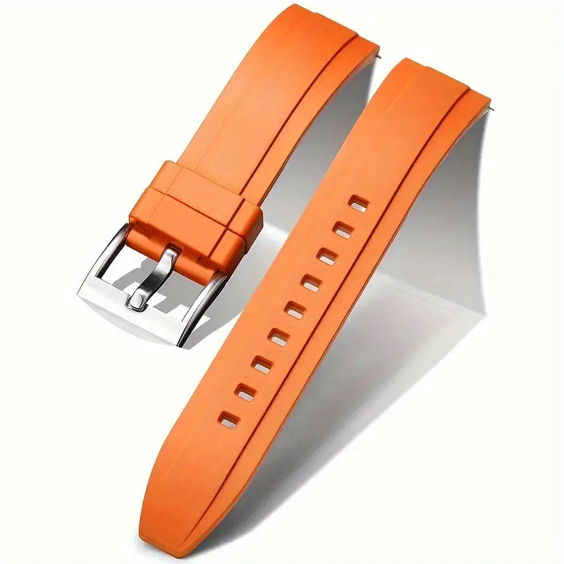 Silicone Strap - Orange Straps LOKDALE WATCHES 