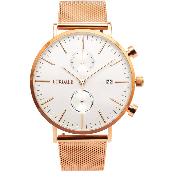 ROSE GOLD Chrono - Two Tone 42MM ORIGINS LOKDALE LTD 